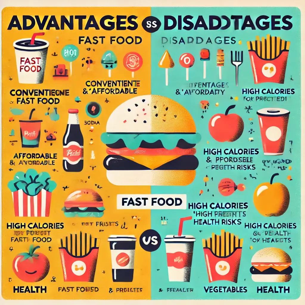 Advantages and Disadvantages of Fast Food