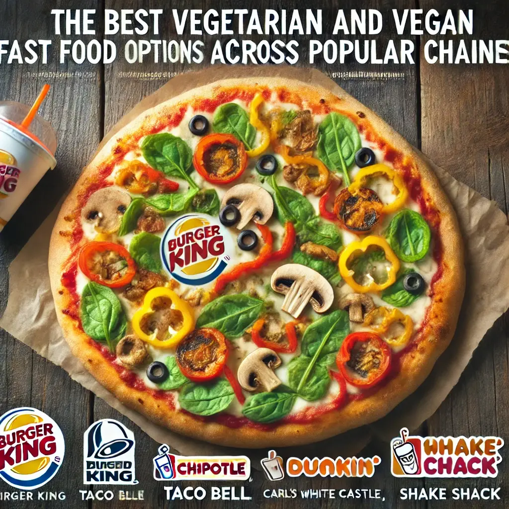 Vegan and vegetarian fast food chains - pizza